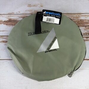 Westcott 30" Illuminator 2‑in‑1 Silver/White Bounce Reflector – New
